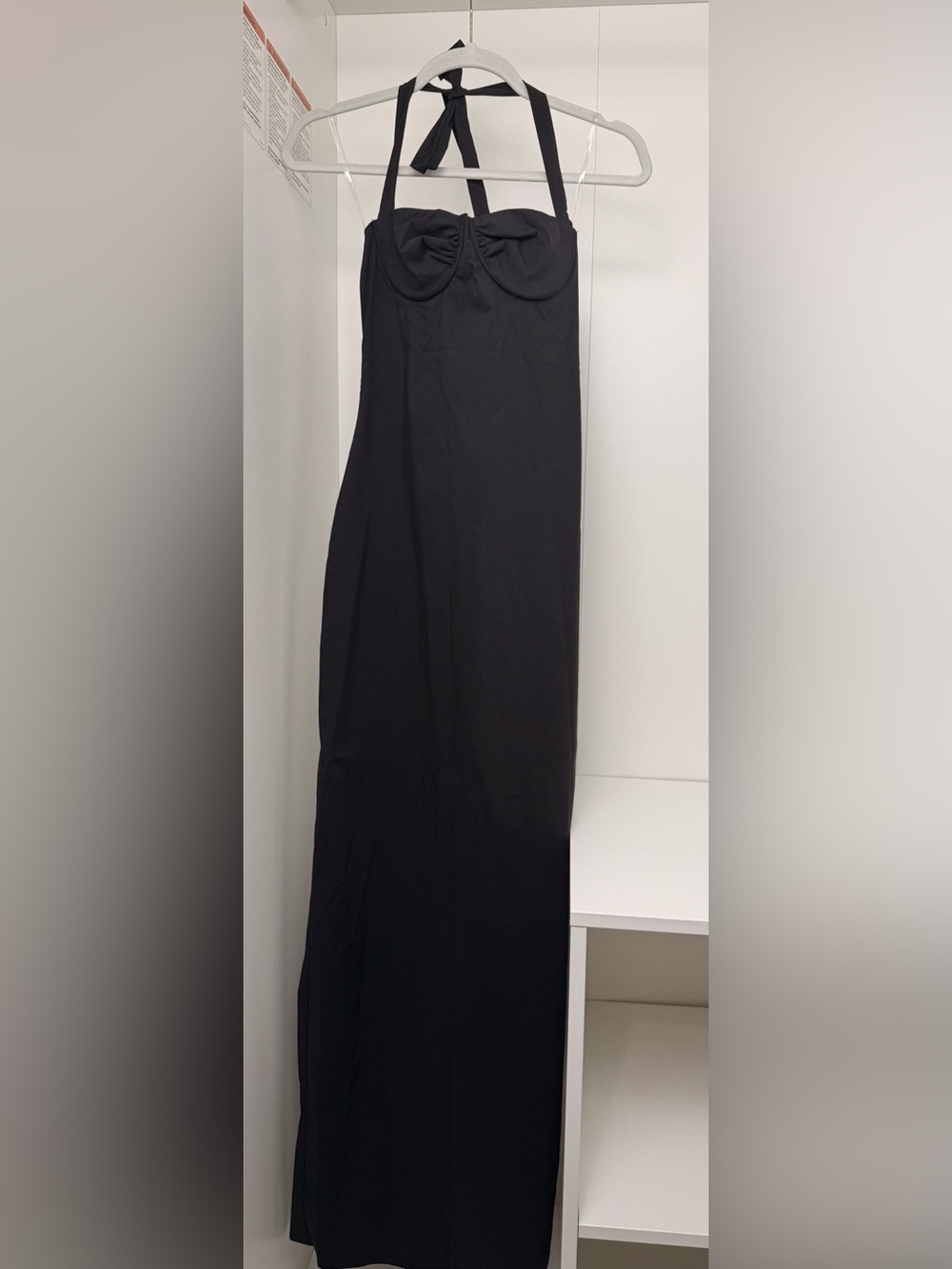 Peppermayo Black Halter Maxi Dress with Bust Detail - Picture 5 of 9